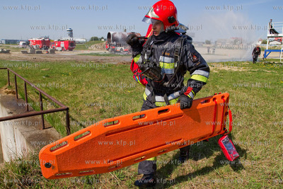 W Porcie Lotniczym Gdansk odbyly sie wspolne cwiczenia...