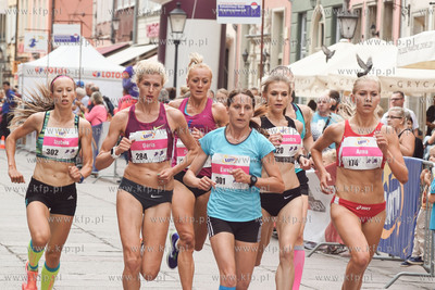 Gdańsk. Międzynarodowy Bieg św. Dominika. Bieg kobiet...