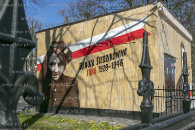 Mural na elewacji stacji transformatorowej średniego...
