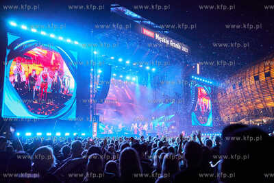 Męskie Granie pod stadionem Polsat Plus Arena n/z...
