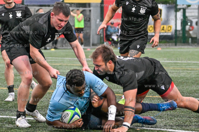 Sopot. Stadion Ogniwo Sopot. Ekstraliga rugby. Energa...