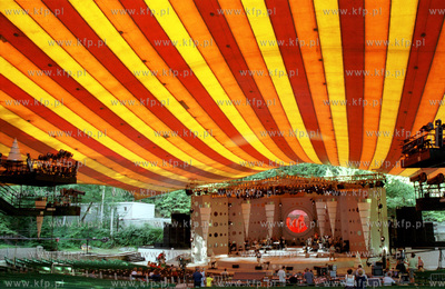 Sopot Festiwal. Proba festiwalowa w Operze Lesnej....