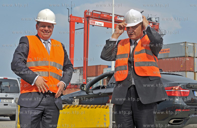 Wizyta wicepremiera Waldemara Pawlaka w  terminalu...