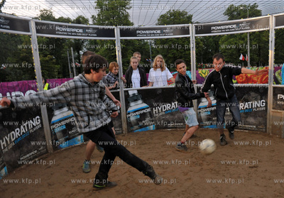 Mecz Niemcy - Grecja w gdanskiej strefie kibica, Ci...