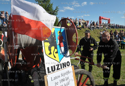 Dozynki w Luzienie na Kaszubach. Atrakcja byla stara...