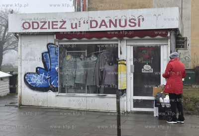 Gdańsk, Stogi. Sklep z odzieżą u Danisi na ul. Stryjewskiego....