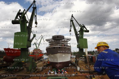 Stocznia Gdansk. Wizyta komisarz UE Neelie Kroes ds....