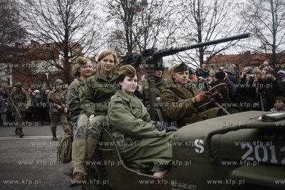 Gdansk. Parada z okazji z Swieta Niepodleglosci.
11.11.2010
fot....