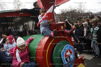 Gdansk. Parada z okazji z Swieta Niepodleglosci. 11.11.2010...