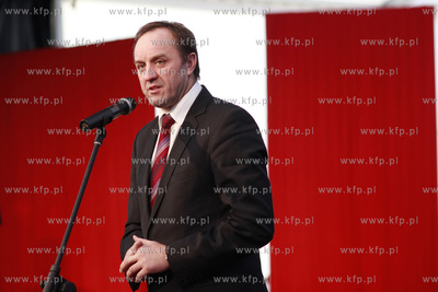 Gdansk Rebiechowo. Lotnisko im. Lecha Walesy. Uroczyste...