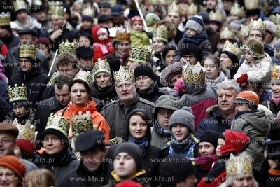 Orszak trzech kroli przeszedl ulicami Gdanska.
06.01.2012
fot....