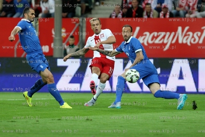 Gdańsk. PGE Arena. Mecz towarzyski Polska - Grecja....