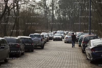 Gdańsk. Betonowe przedłużenie ulicy Smoluchowskiego,...