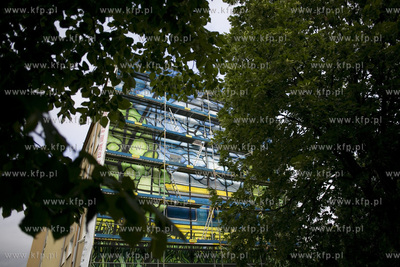 Gdańsk Zaspa. Monumental art. Nz. powstaje mural autorstwa...