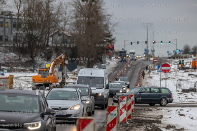 Remont ul. Budowlanych w Gdańśku.
23.01.2023
fot....