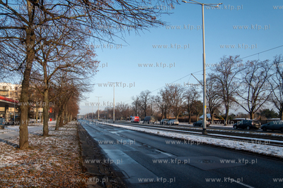 Ul. Hallera w Gdańsku Wrzesczu przed planowanym remontem....