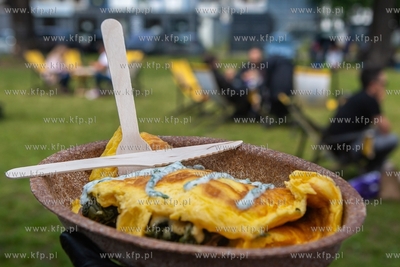 Gdańsk, Stary Maneż, Targ śniadaniowy. 13.07.2019...