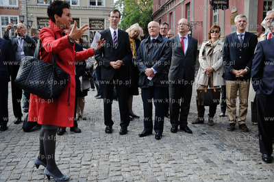 Gdansk. Wizyta Komitetu Stalych Przedstawicieli  przy...