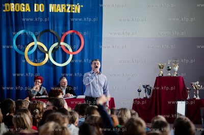 Pruszcz Gdanski. Zespol Szkol nr 2. Spotkanie z Leszkiem...