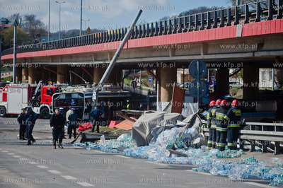 Gdynia. Skrzyzowanie ul. Morskiej i zjazdu z Estakady...