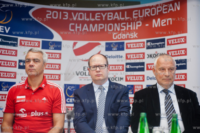 Gdansk. Hotel Mercure. Konferencja prasowa poprzedzajaca...