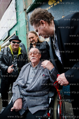 Gdansk. Obchody 55 lecia Polskiego Rock & Rolla. Odsloniecie...