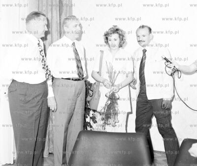 Premier Piotr Jaroszewicz i I sekretarz Komitetu Centralnego...