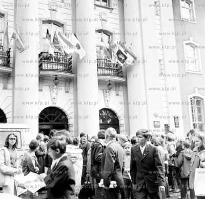 Oblezony przez lowcow autografow Grand Hotel w Sopocie....
