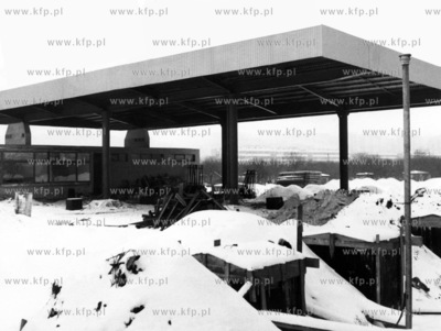 Budowa stacji benzynowej CPN na al. Grunwaldzkiej w...