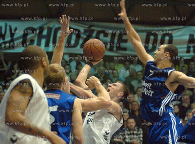 Slupsk,mecz koszykowki pomiedzy Energa Czarni Slupsk...