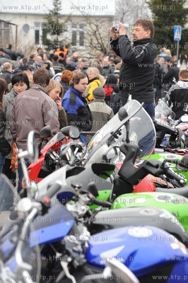 Sobowidz. Rozpoczecie sezonu motocyklowego Jajcarnia...