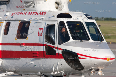 Gdansk, Rebiechowo. Nz. PZL-Swidnik W-3WA Sokol, Specjalny...