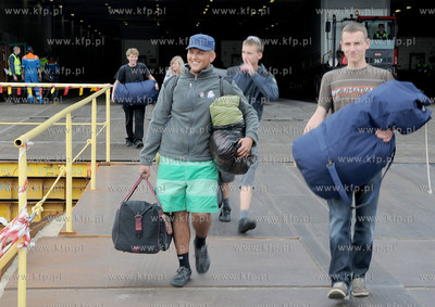 Na pokładzie pasazersko - towarowego promu Finnmaid...