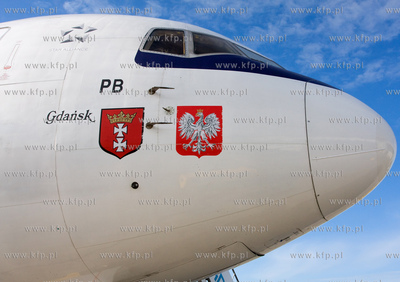 Gdansk,Rebiechowo. Z powodu zlej widzialnosci na Warszawskim...