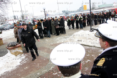 Swinoujscie. 17. rocznica zatoniecia promu Jan Heweliusz....