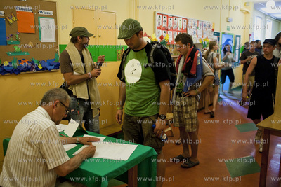 Obwodowa Komisja Wyborcza nr 96 w Gdyni. II tura wyborow...