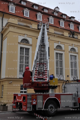Sopot. Wspolne cwiczenia strazy pozarnej, policji,...