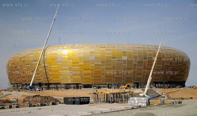 PGE Arena na 45 dni przed pierwszym meczem pomiedzy...