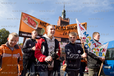 Strajk Zywnosci w Slupsku. Protest z okazji Swiatowego...