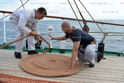 Dzien na Darze Mlodziezy ze studentami Akademii Morskiej...