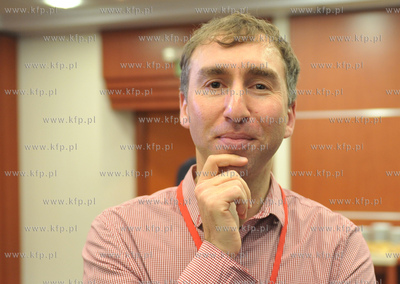 Gdynia. Hotel Nadmorski. Konferencja prasowa turnieju...