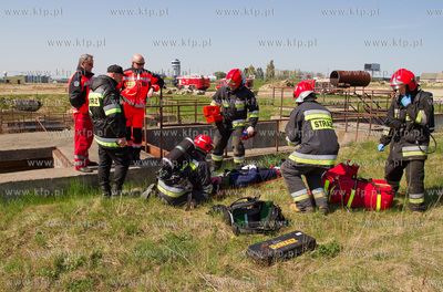 W Porcie Lotniczym Gdansk odbyly sie wspolne cwiczenia...