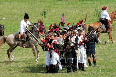 Rekonstrukcja bitwy z okresu kampanii napoleonskiej...
