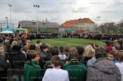 Gdansk, Suchanino. Otwarcie zespolu boisk w Gimnazjum...