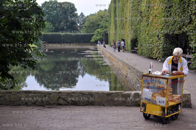 Gdansk Oliwa. Park Oliwsk podczas imprezy Parkowanie...