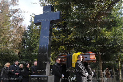 Pogrzeb profesora Jerzego Sampa na cmentarzu Lostowickim...