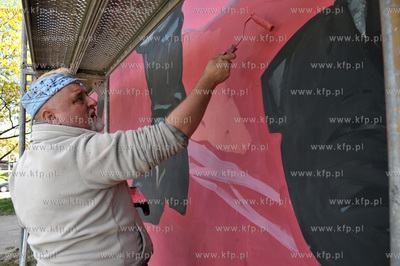 Nowy murales Zolnierze Wykleci autorstwa artystow Rafala...