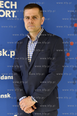 Gdansk. Port Lotniczy Gdańsk im. Lecha Wałęsy. Inauguracyjny...