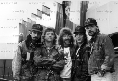 Rosyjska grupa Awtograf. 1987 Fot. Zbigniew Kosycarz...