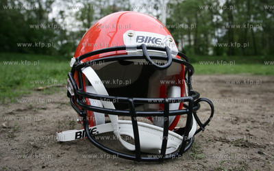 Trening druzyny futbolu amerykanskiego Pomorze SeaHawks....